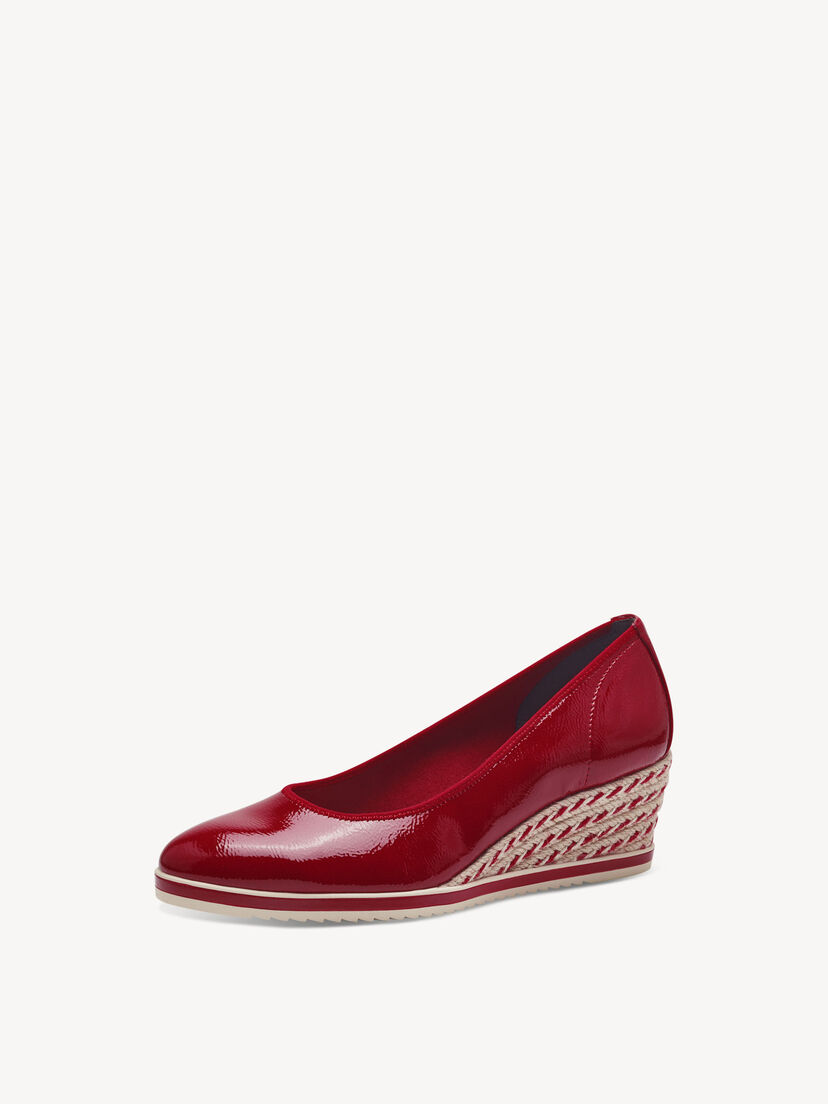 Sleehakpumps - rood