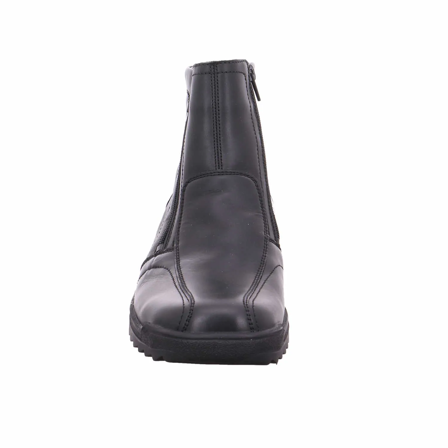 WALDLÄUFER Herbst- Winterstiefel Schwarz Leder