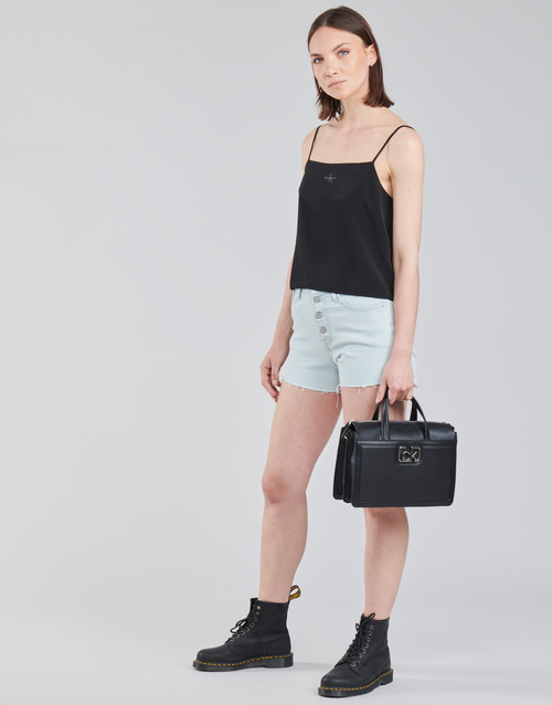 Calvin Klein Jeans - HIGH RISE SHORT Azul / Claro