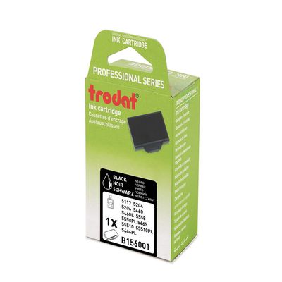 Trodat - Encrier 6/56 recharge pour tampon 5117/5204/5460 - noir