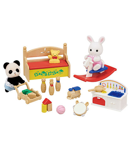 Sylvanian Families - Spielzeugkiste für Babys Snow Rabbit & Pand