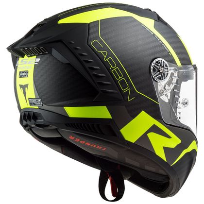 Casque LS2 FF805 THUNDER CARBON - RACING 1 MATT - Noir / Jaune