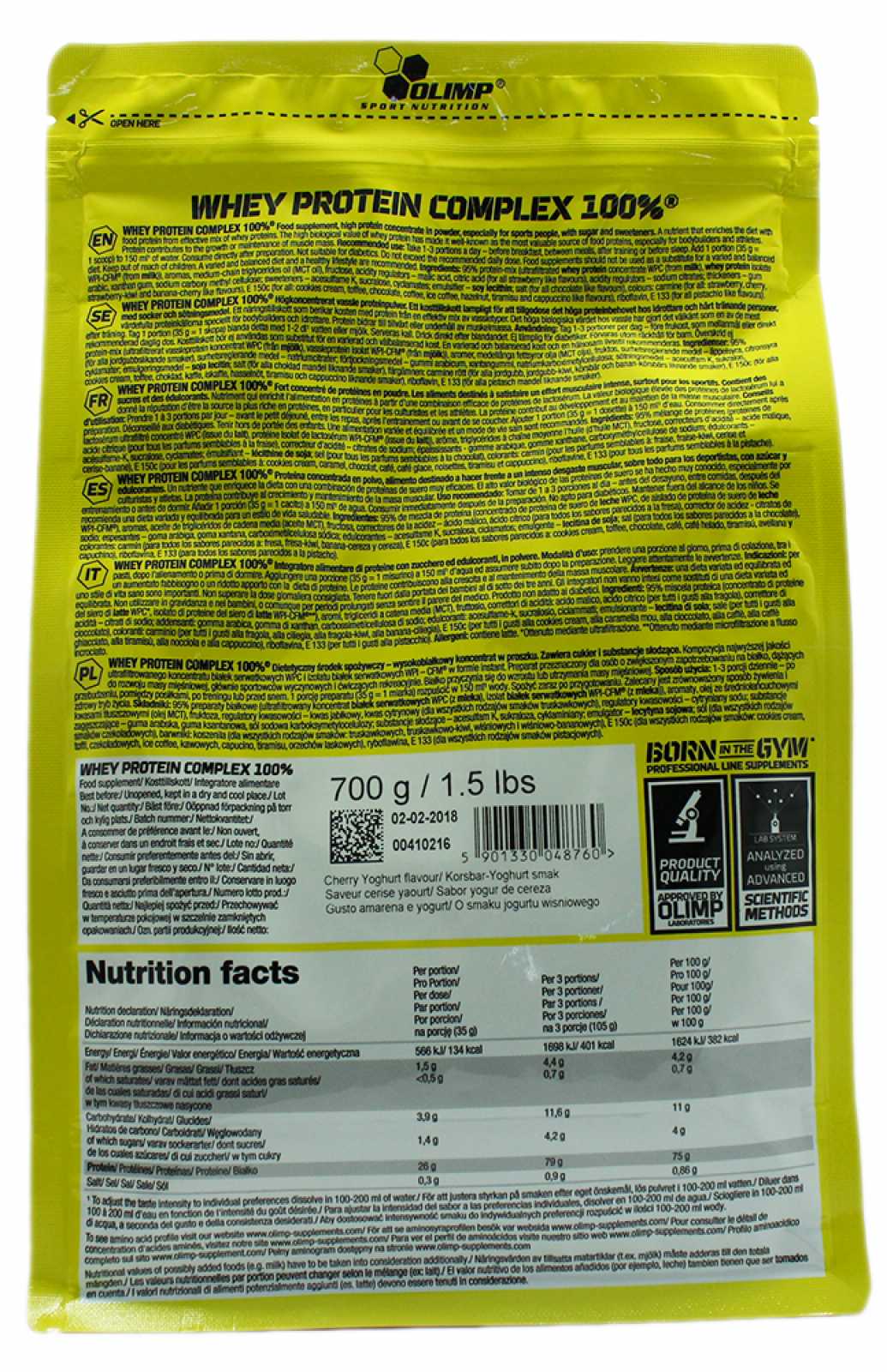 Olimp Whey Protein Complex 100% 700 g