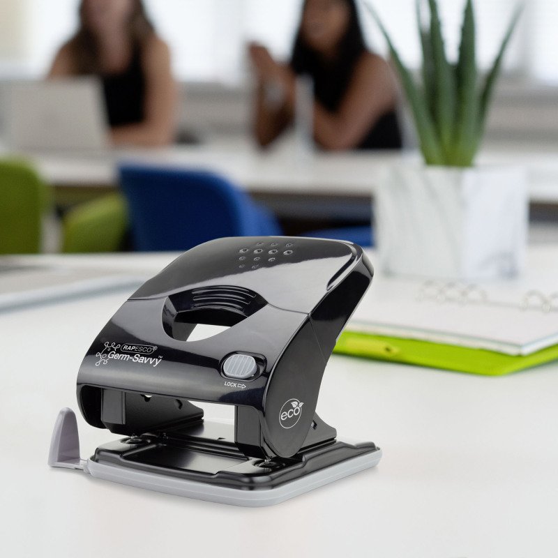 Perforateur de bureau 2 trous ECO X5 Rapesco - capacité 40 feuilles