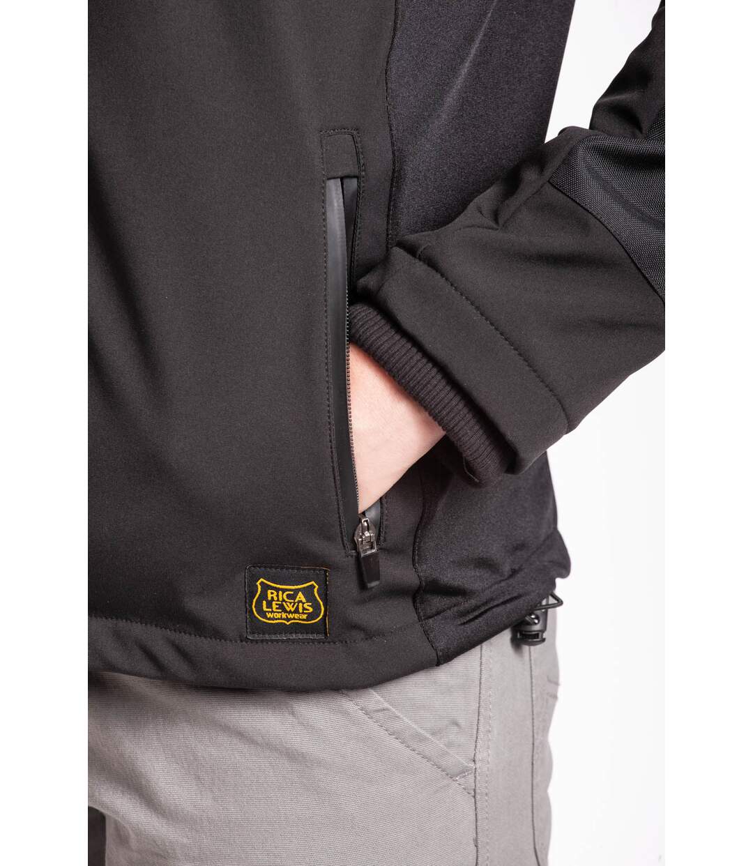 Veste softshell doublée polaire NOIR