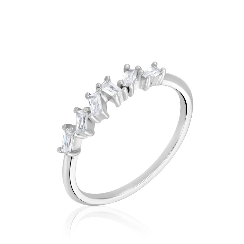 Bague Adonia Argent Blanc Oxyde De Zirconium