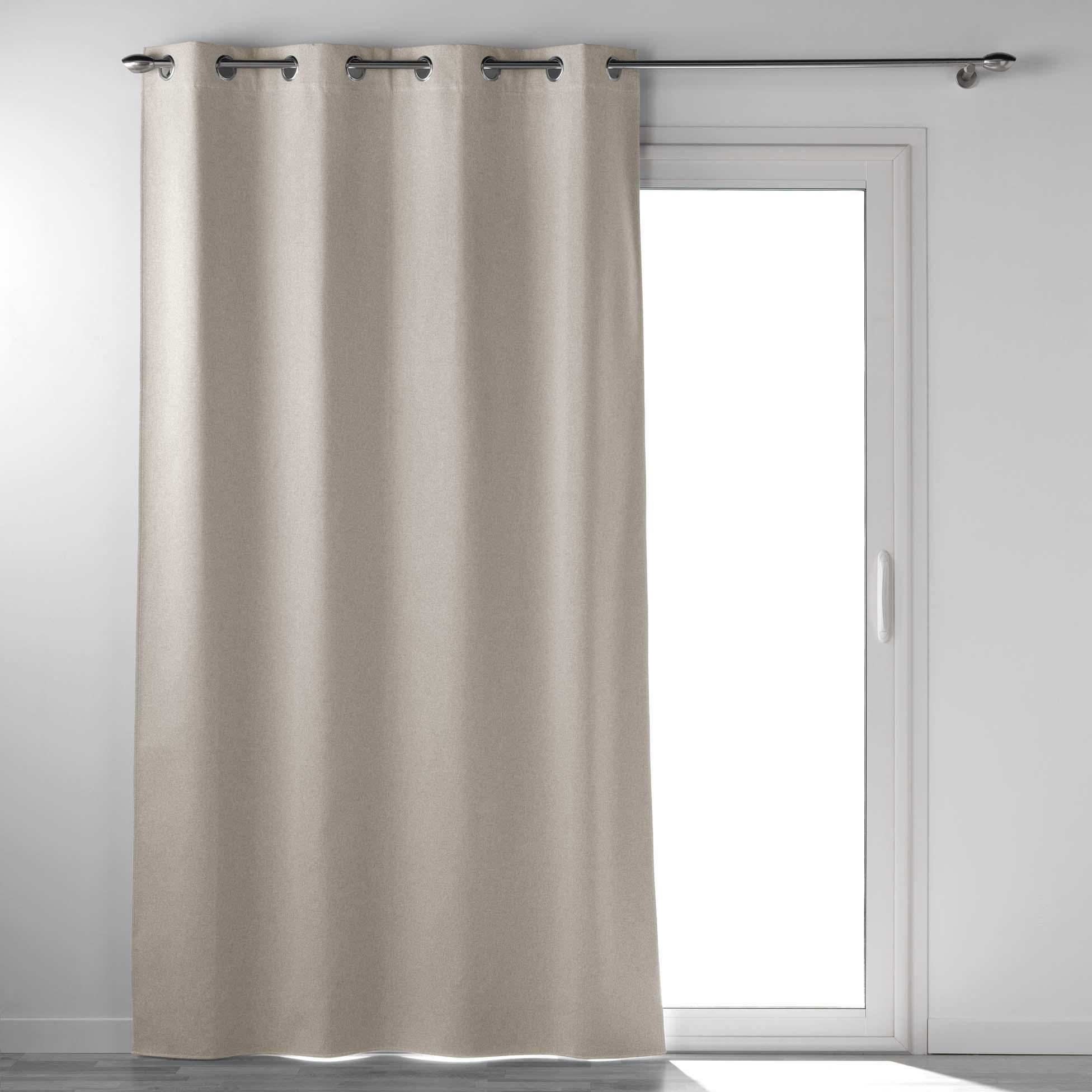 RIDEAU OEILLETS 135X260CM OCCULTANT OCCULTISS LIN