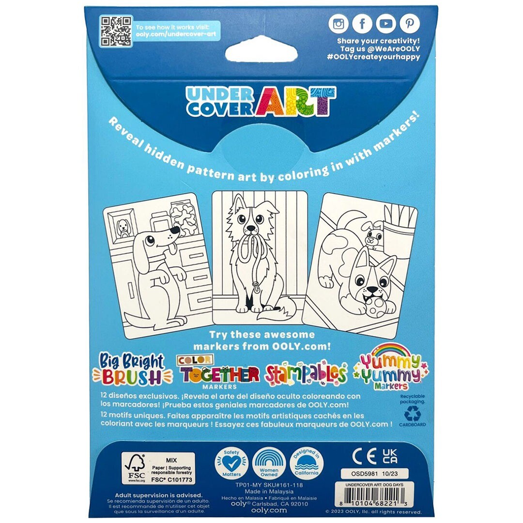 Ooly kleurplaten undercover art - dog days