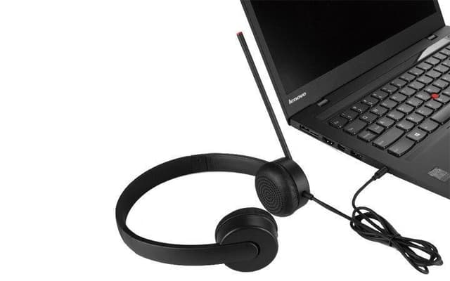 Lenovo Analog Headset Essential Stereo Sort