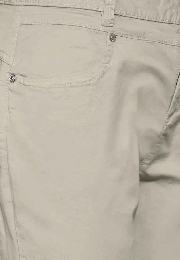 Casual Fit Twill Hose - dolomite stone