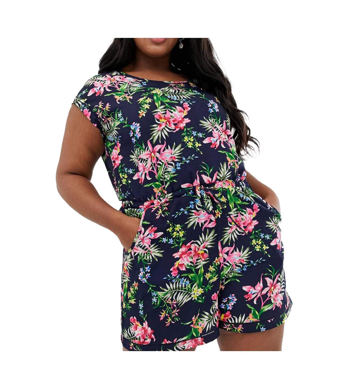 Combinaison Marine à fleurs Femme Brave Soul