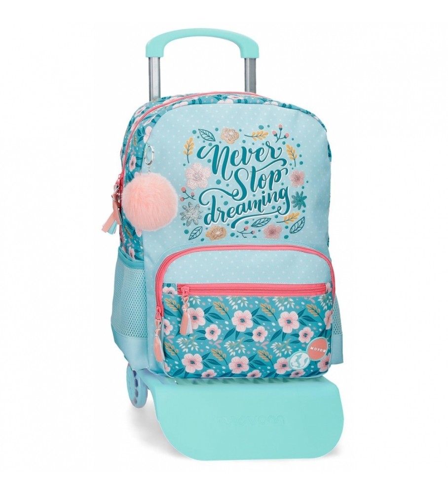 Movom Mochila 42cm MovomNever Stop Dreaming con carro azul