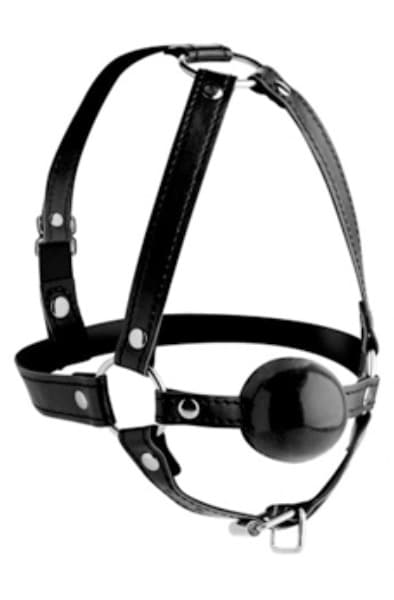 Strict Head Harness With Ball Gag Harness med gagball