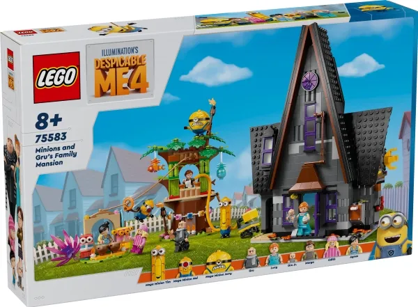 LEGO Despicable Me 75583 Minions og Grus familiepalæ