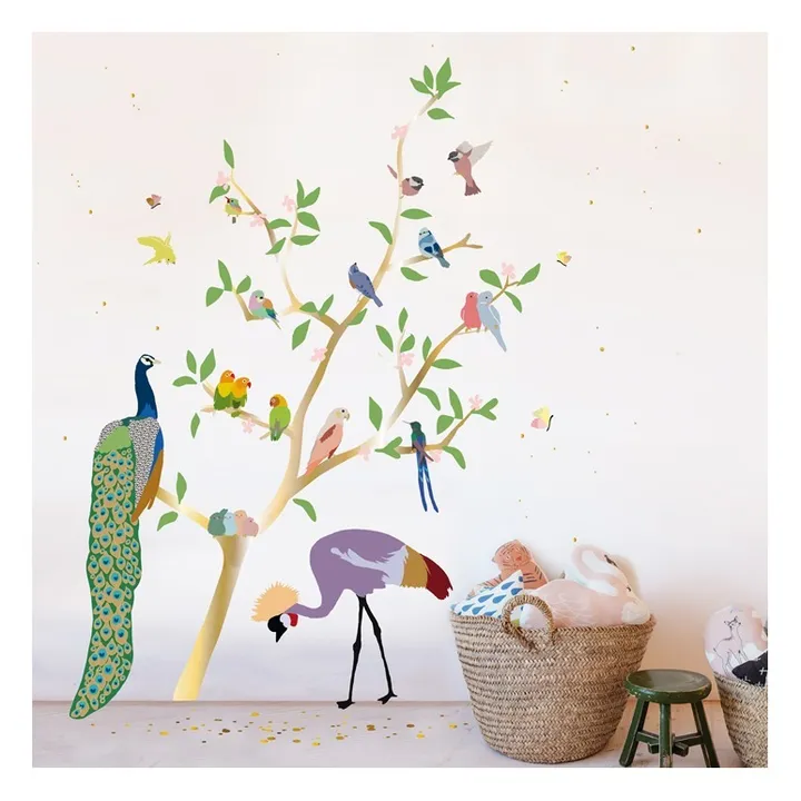 MIMI'lou Sticker géant avec oiseaux