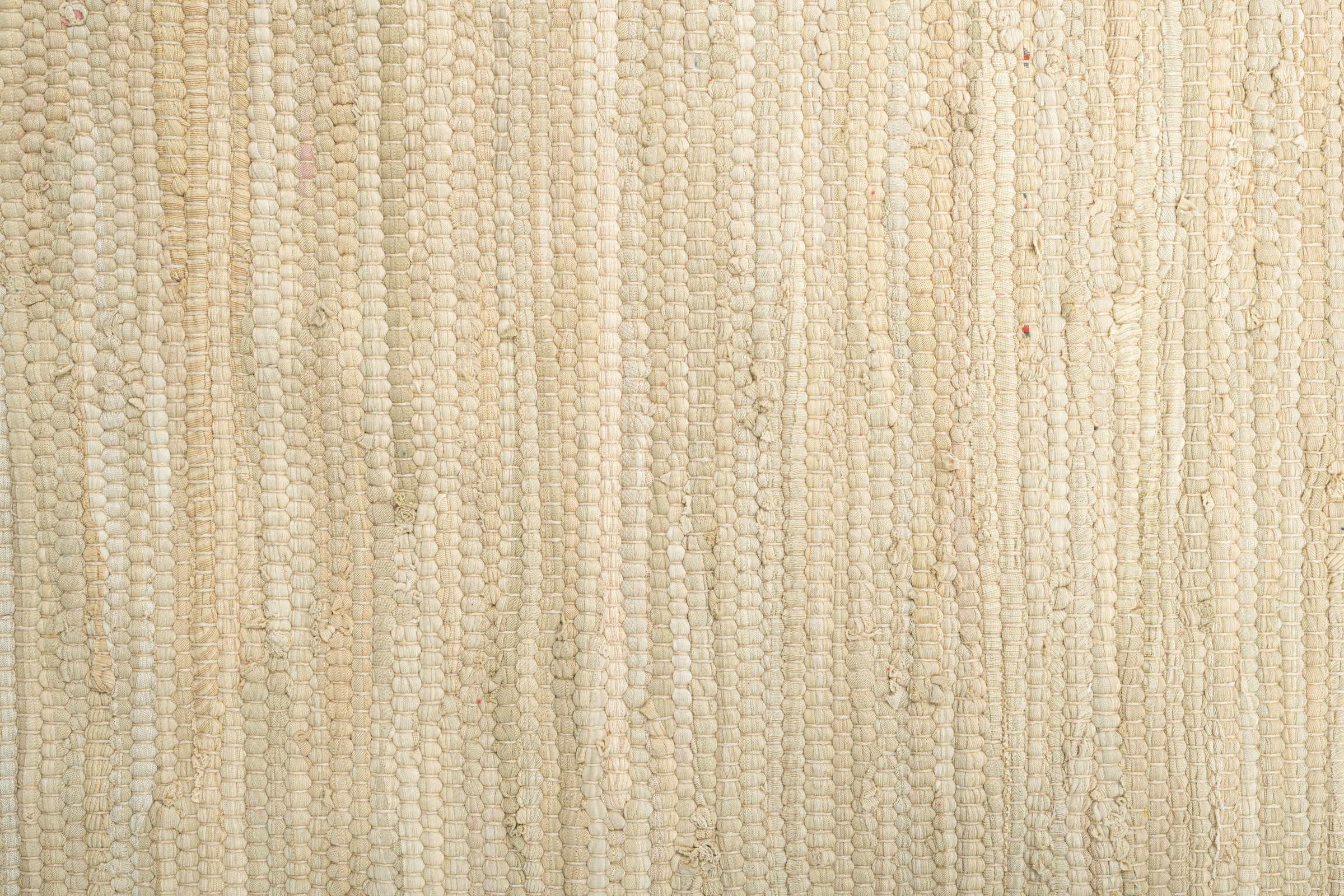 my home Teppich »Cadis« rechteckig 5 mm Höhe Wendeteppich, mit Fransen, Uni Farben, handgewebt, reine Baumwolle