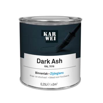 KARWEI binnenlak zijdeglans RAL 7016 dark ash 250 ml