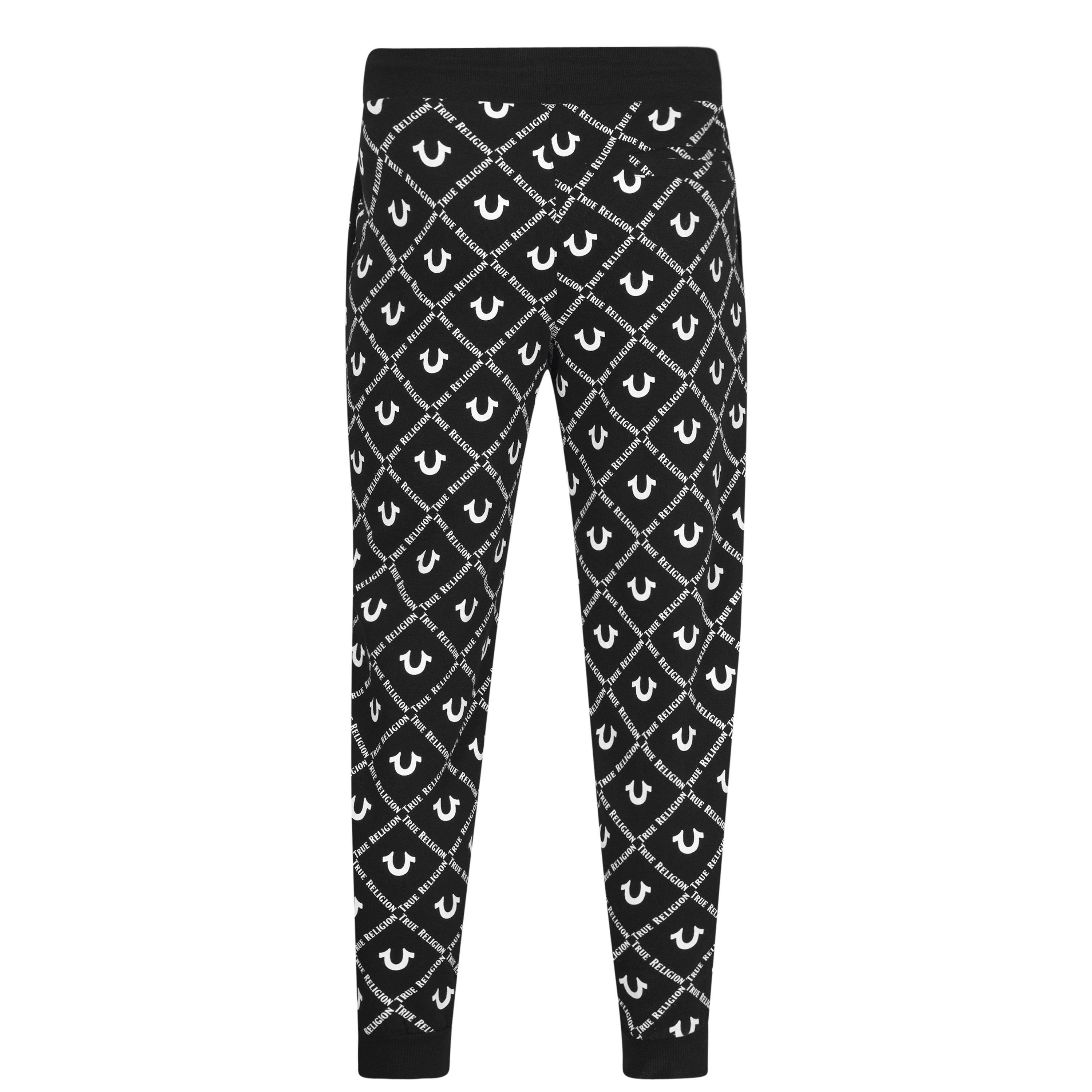 True Religion Allover Logo Joggers