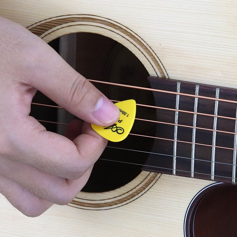 (18er Set) Gitarren Plektrum Musik Kunststoff Pick Saiten Plektren - Bunt
