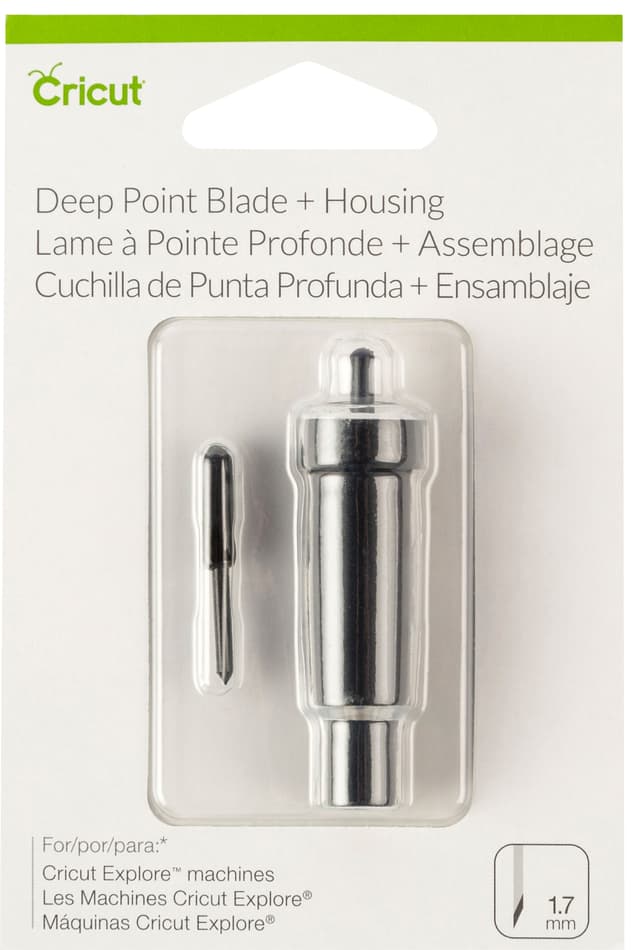 Cricut Explore/Maker Deep Point knivblad og hylster