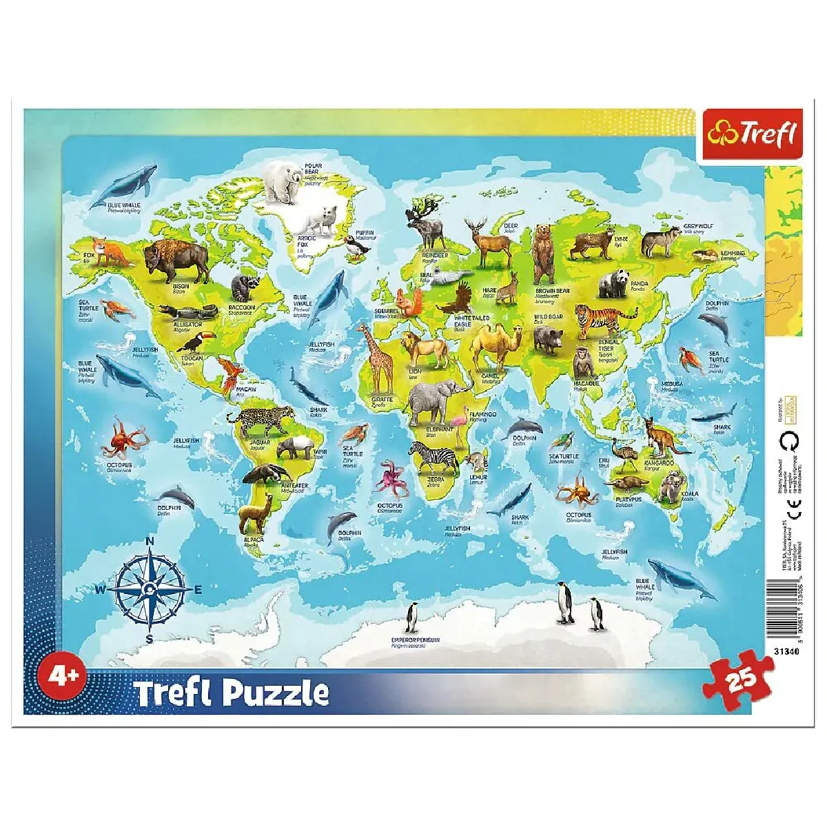 Trefl Puzzle 25 Pièces Coloré Enfants