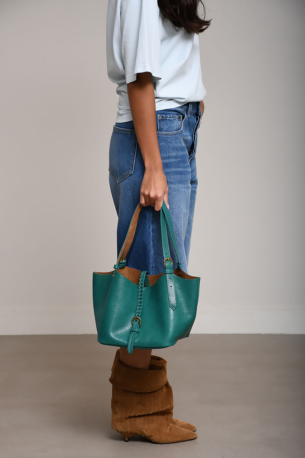 New becky denim short