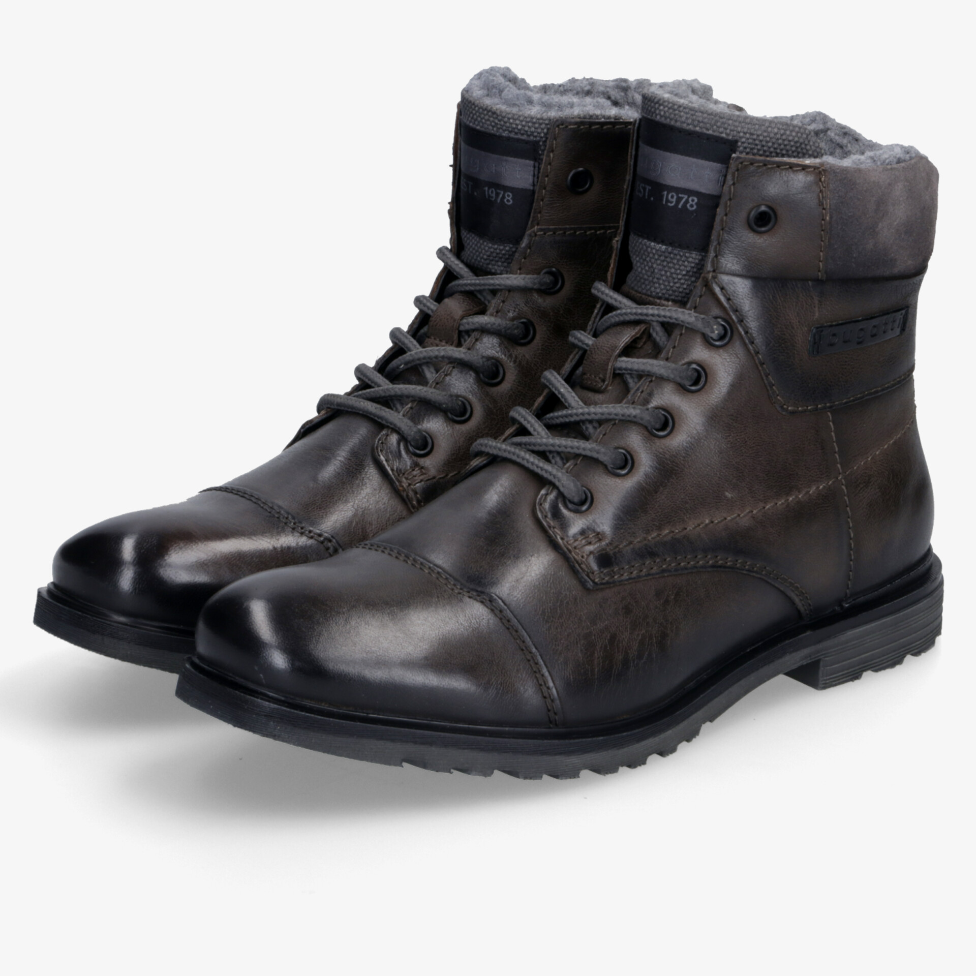bugatti Herren Winterstiefel grau