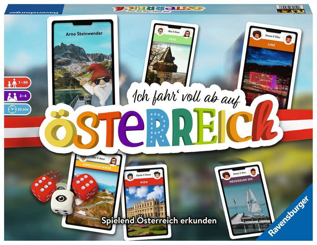 Ravensburger Spiel Ich fahr’ voll ab auf Österreich
