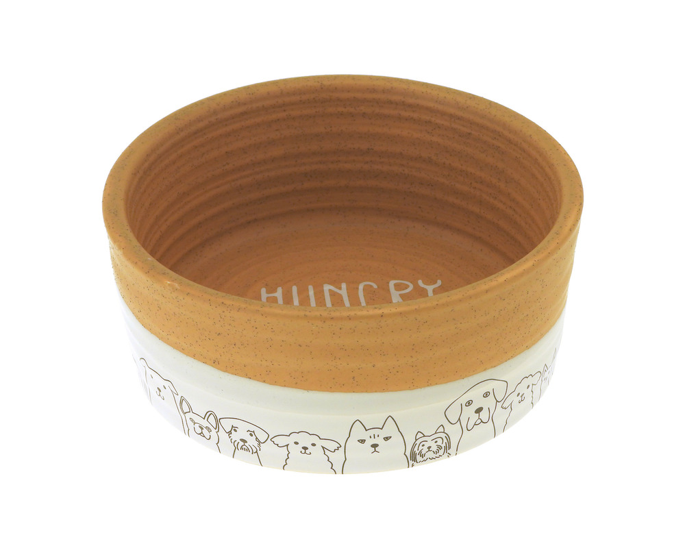 Gamelle céramique hungry ø 16 cm 65 cl • chiens chats