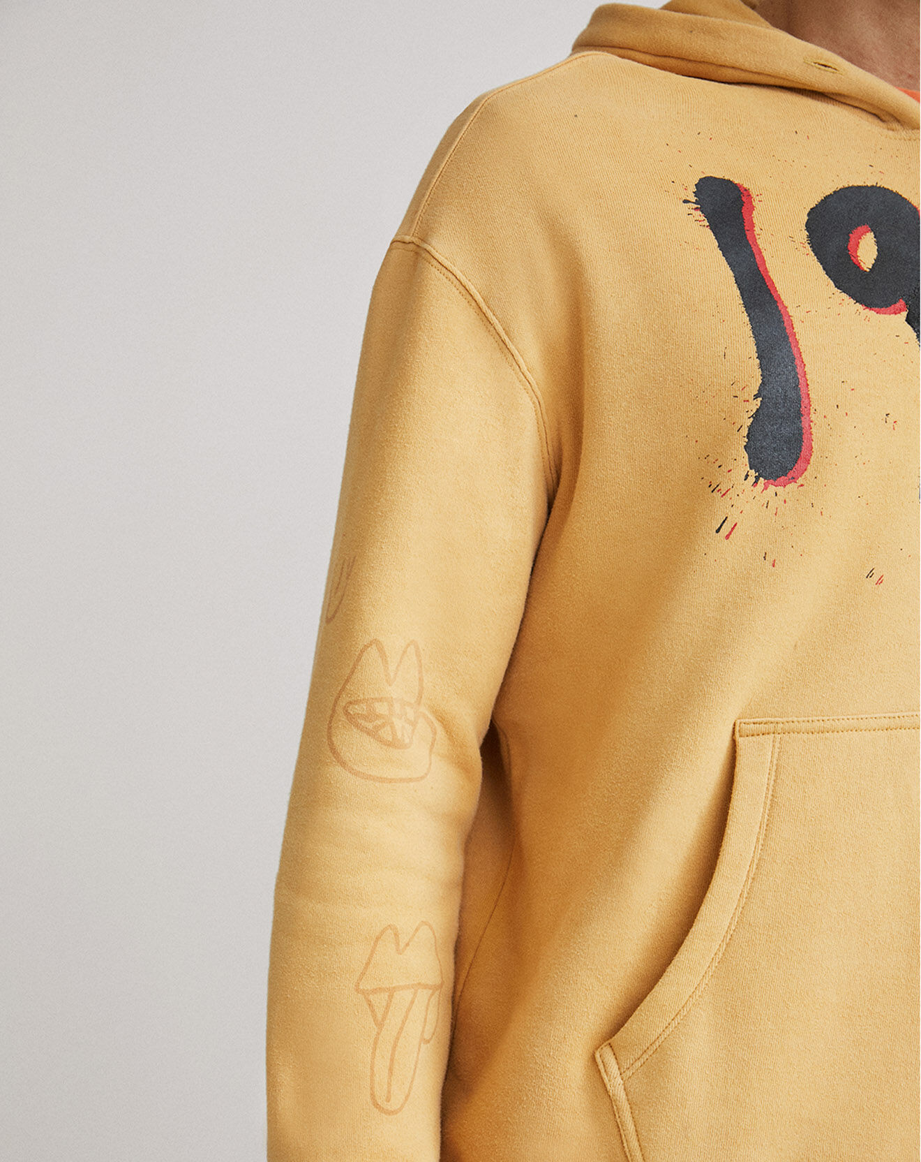 Desigual Sweat Nicolas jaune moutarde