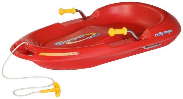 rolly toys® Schlitten »rollySnow Max, rot« mit 2 Bremsen aus Metallrohr