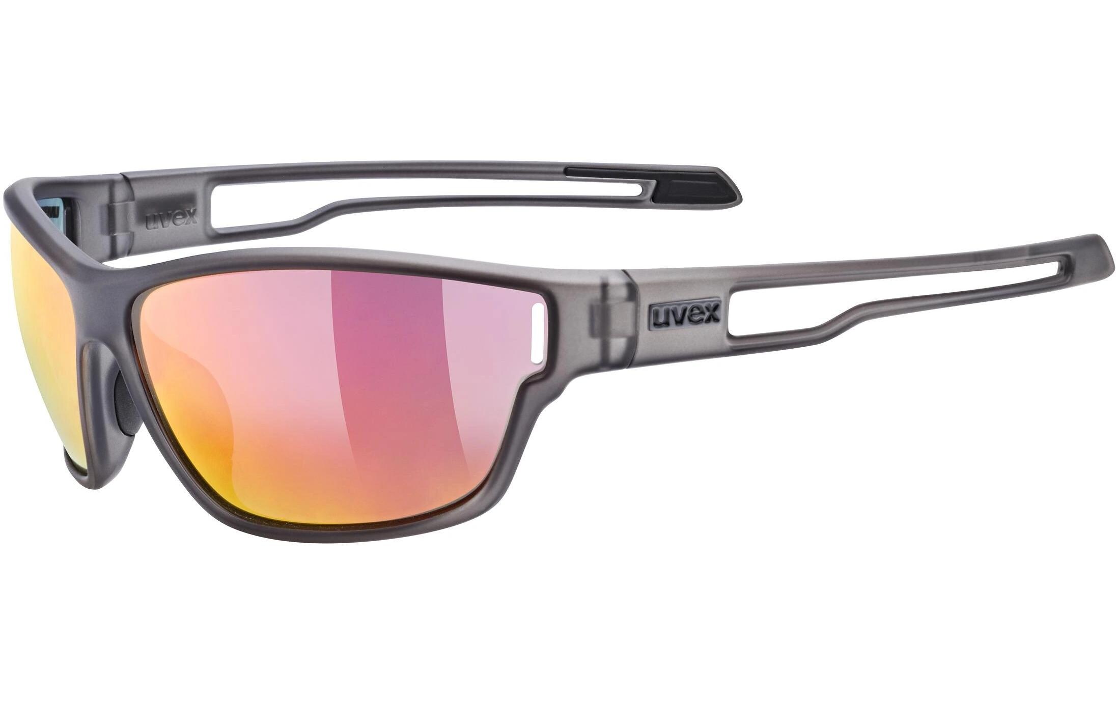 Sportbrille Sportstyle 806, S3 Smoke matt/Mirror redSportbrille