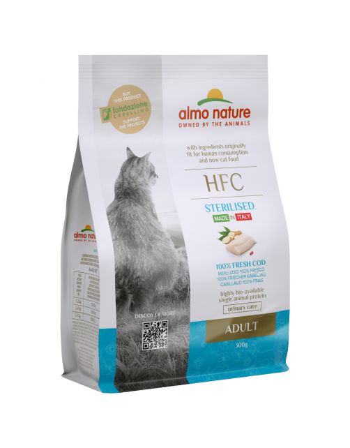 Almo Nature Hfc Adult Sterilized Kabeljauw - Kattenvoer