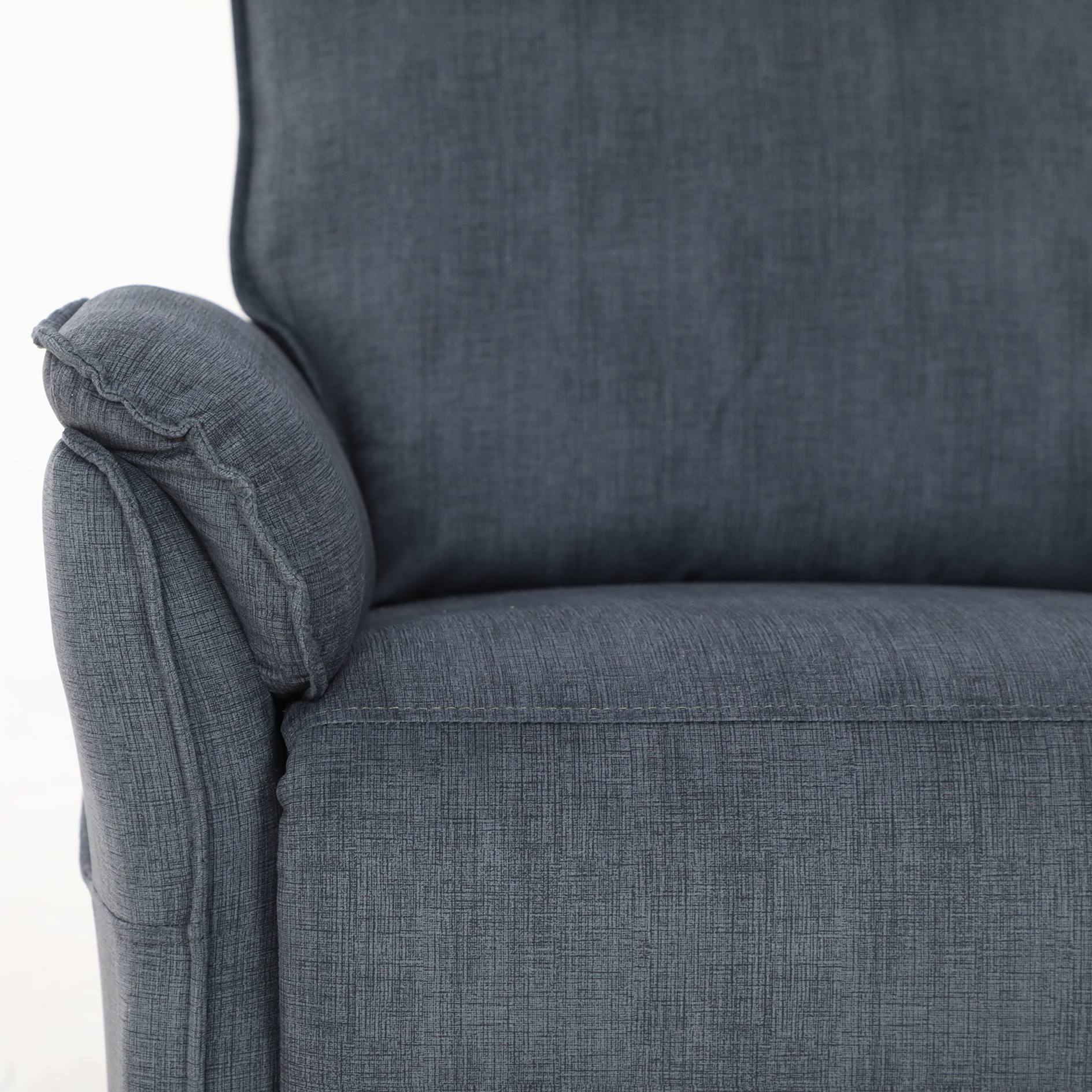 TV-Sessel - navy - Taschenfederkern - manuell verstellbar