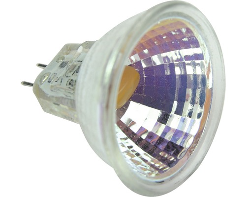 LED reflectorlamp dimbaar MR11 GU4/1,5W 90 lm 2700K warm wit COB spot helder/zilver