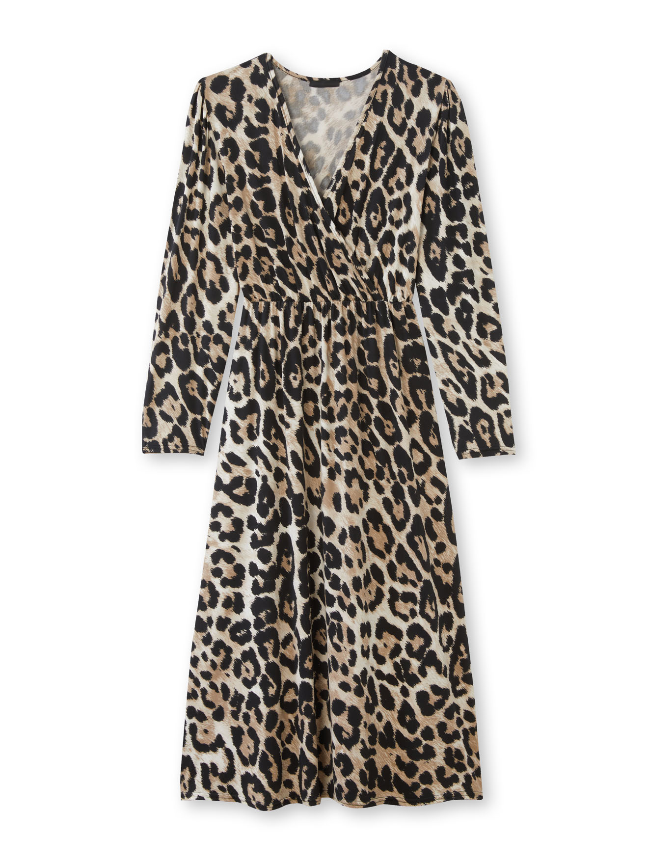 Robe longue en maille fluide