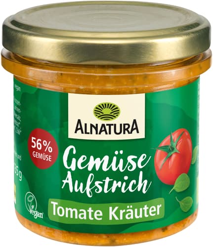 Alnatura BIO Gemüseaufstrich Tomate Kräuter