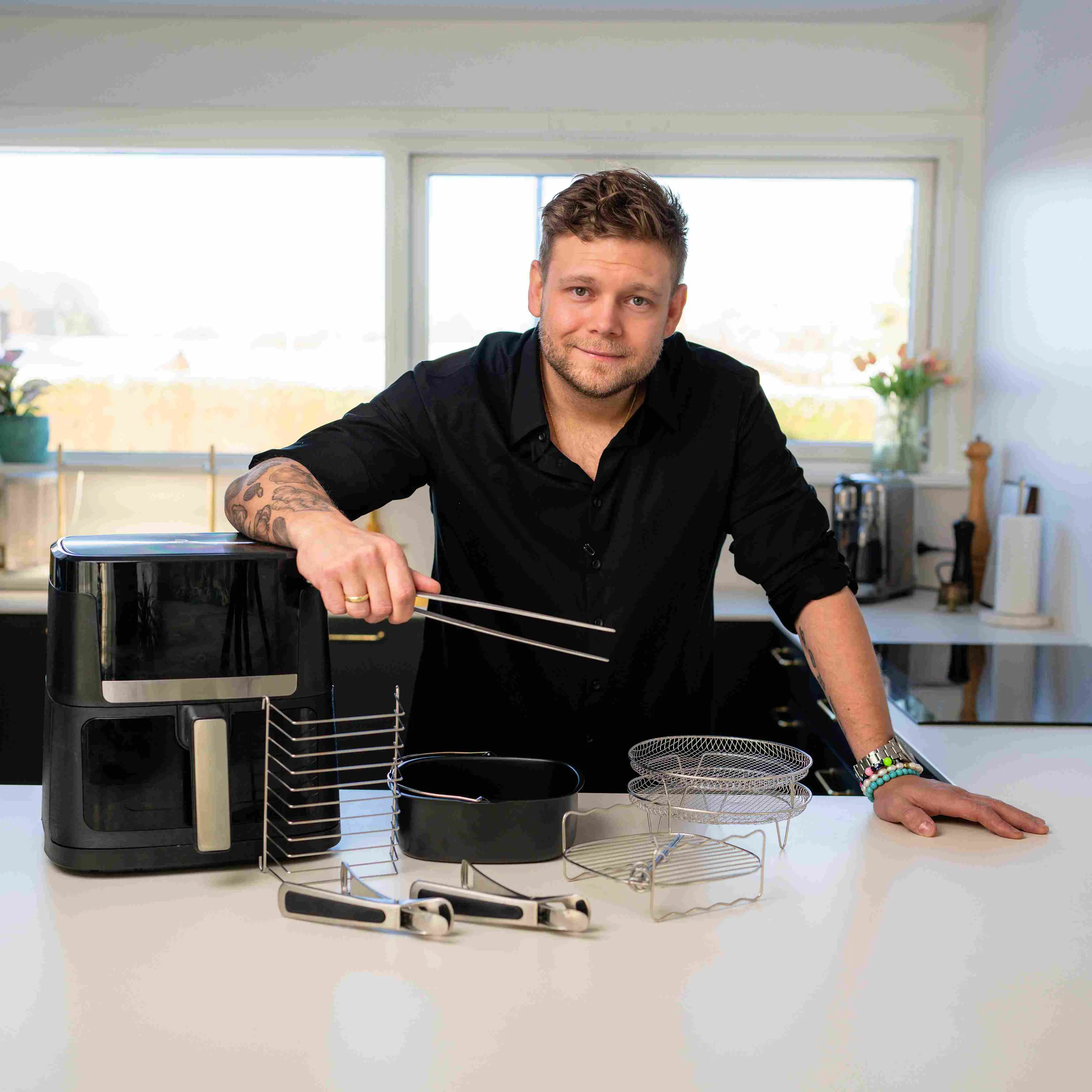Casper Sobczyk Tilbehørssæt til Airfryer - 6 dele