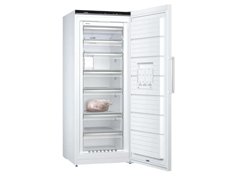 Siemens Gefrierschrank iQ500 GS51NAWCV Rechts/Wechselbar Freistehender Gefrierschrank mit LED-Beleuchtung
