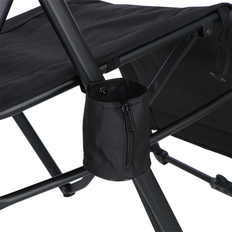 Travellife Festo set van 2 relaxstoelen - Graphite Black