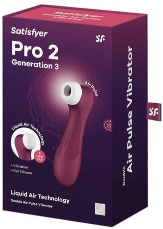 Satisfyer - Pro 2 Generation 3 Luchtdrukstimulator Rood