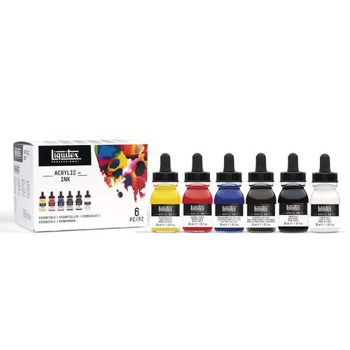Liquitex® Ink Colour-Sets, 6 x 30 ml