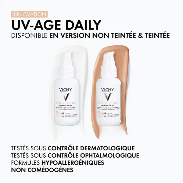 Vichy Capital Soleil UV-Age Fluido Diário Anti-Fotoenvelhecimento FPS 50+ 40ml