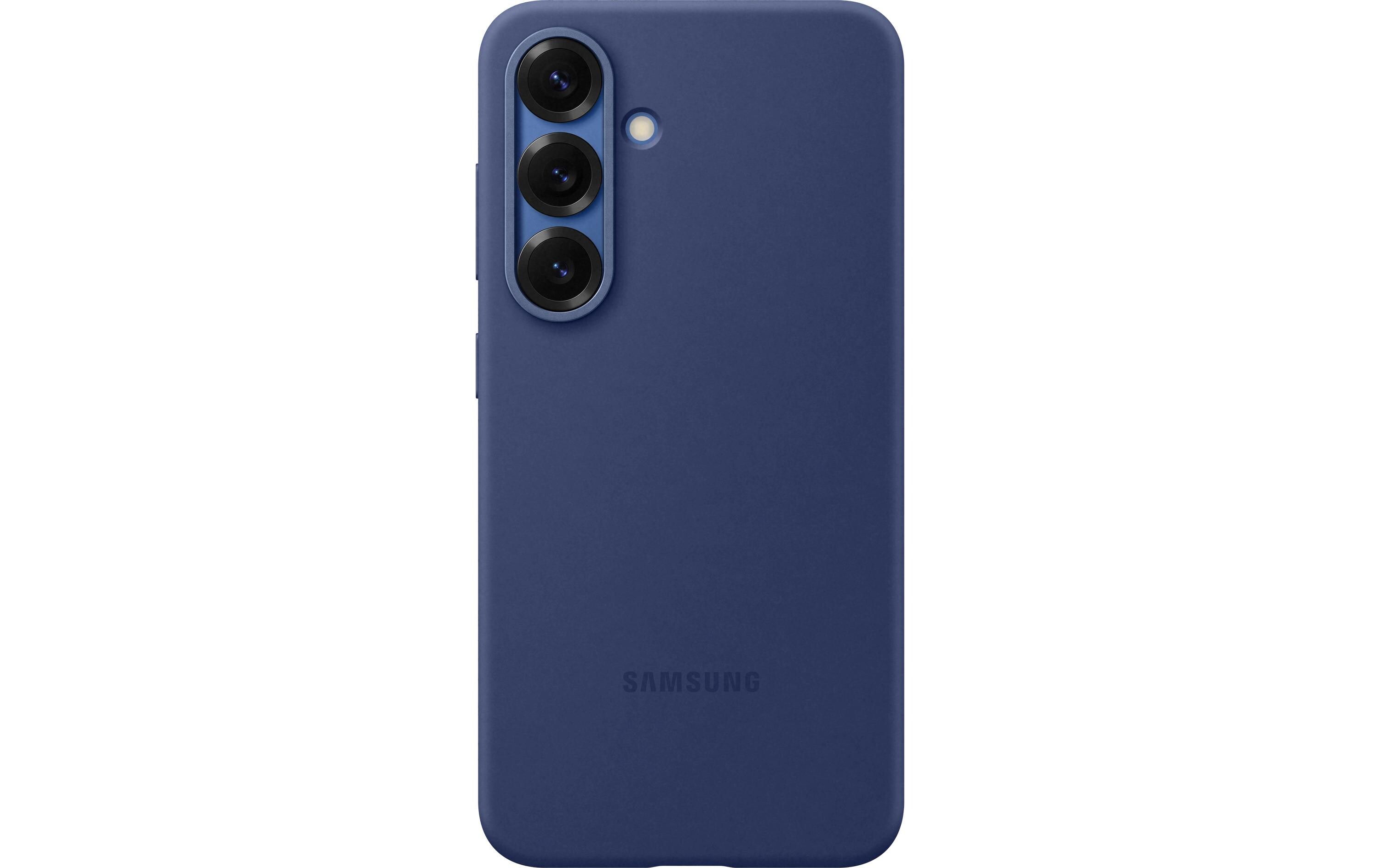 Back Cover Silicone Galaxy S25 BlauModerne Handyhülle aus ultradünnem und griffigem Silikon für das Samsung Galaxy S25