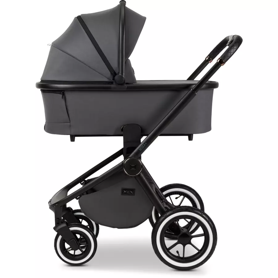 MOON Kombikinderwagen Resea Edition+ anthrazitblack matt