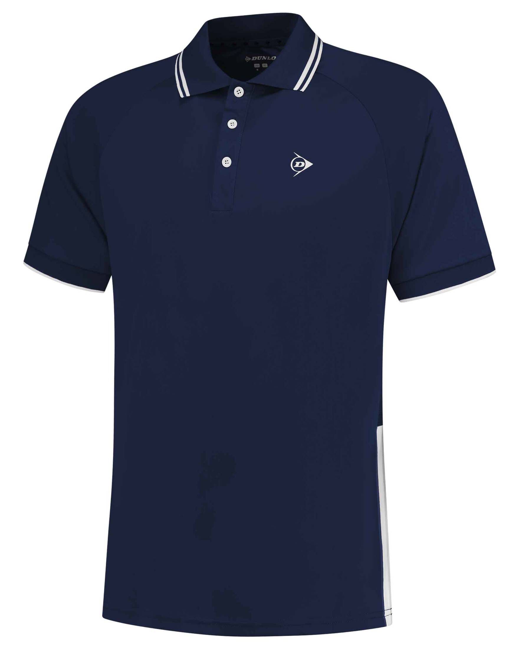 Dunlop| Herren Tennispolo CLUB LINE Kurzarm