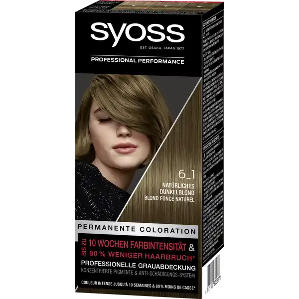 Professional Performance Permanente Coloration 6_1 Natürliches Dunkelblond