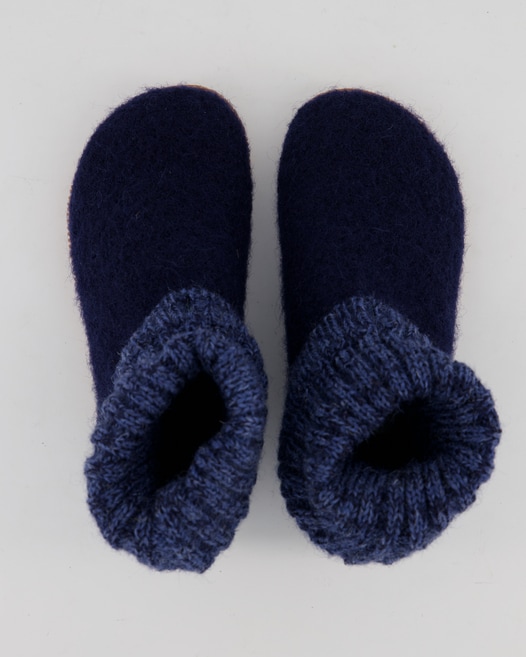 Giesswein WILDPOLDSRIED KIDS SLIM FIT Hausschuhe in Blau