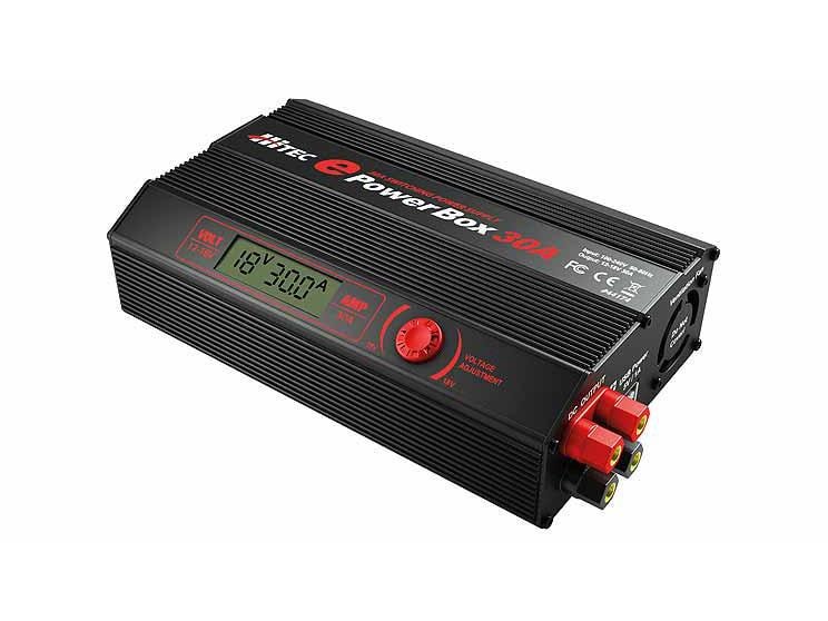 Hitec RC Netzteil ePowerBox 30 A 12 - 18 V Universelles, kompaktes und sehr leistungsstarkes Schaltnetzteil