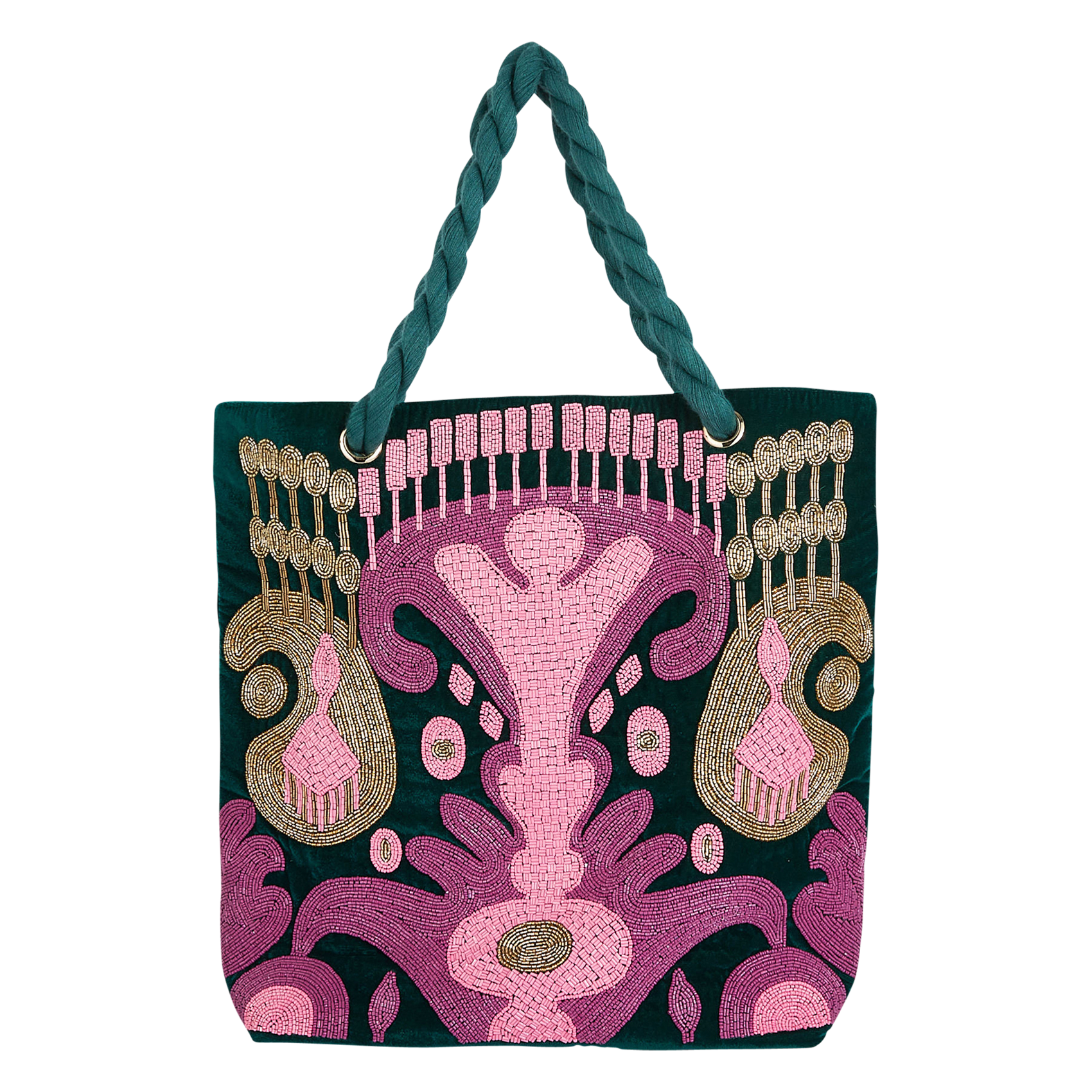 AWAKE - Sac cabas brodé | Vert
